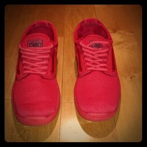 Van's Red Mens Shoes Size 7